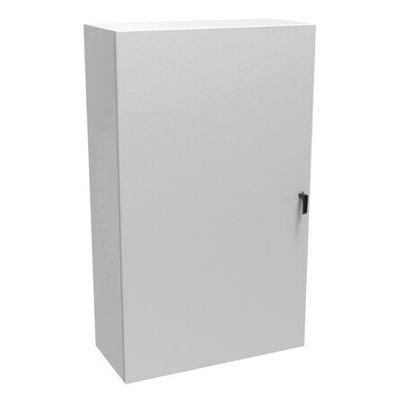 Hammond 3 Point Latch with Handle Electrical Enclosures, 60 in H, 16 in D, 36 in W, NEMA 4, Steel EN4SD603616LG